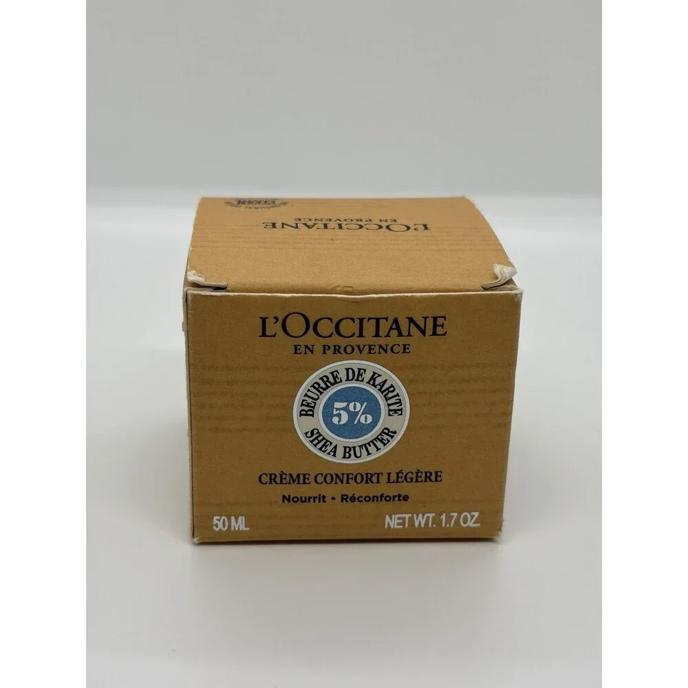L'occitane Shea Butter Light Comforting Cream 1.7OZ New